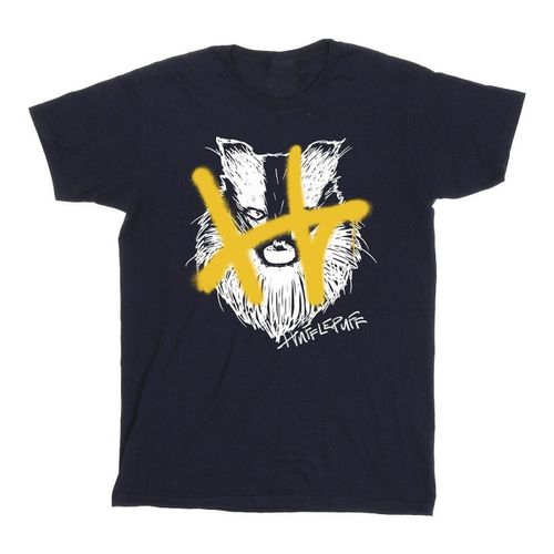 T-shirts a maniche lunghe Hufflepuff - Harry Potter - Modalova