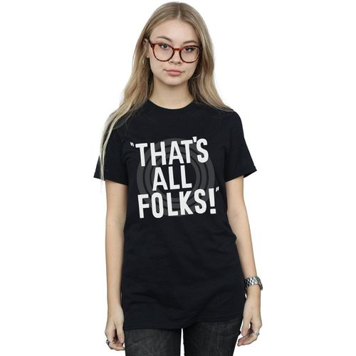 T-shirts a maniche lunghe That's All Folks - Dessins Animés - Modalova