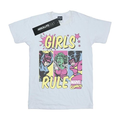 T-shirts a maniche lunghe Girls Rule - Marvel - Modalova