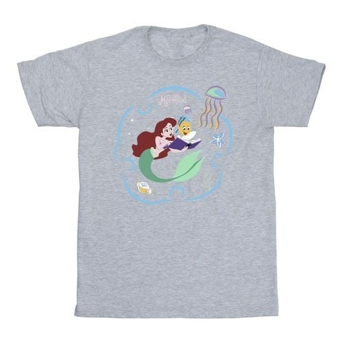 T-shirts a maniche lunghe The Little Mermaid Reading A Book - Disney - Modalova