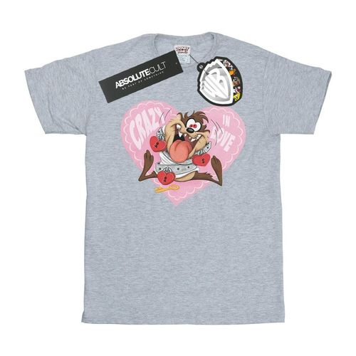 T-shirts a maniche lunghe Valentine's Day Crazy In Love - Dessins Animés - Modalova