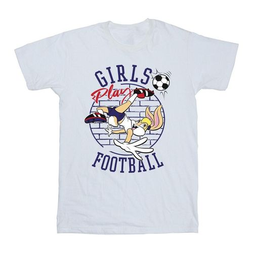 T-shirts a maniche lunghe Girls Play Football - Dessins Animés - Modalova