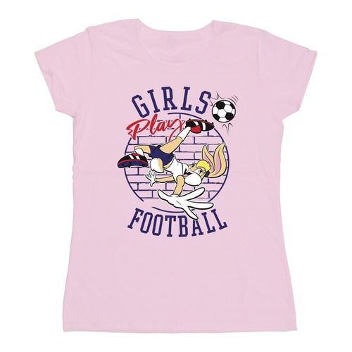 T-shirts a maniche lunghe Girls Play Football - Dessins Animés - Modalova