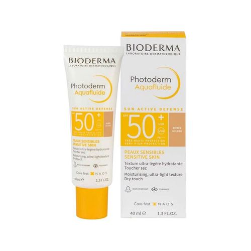 Protezione solari Photoderm Aquafluide Spf50+ oro - Bioderma - Modalova