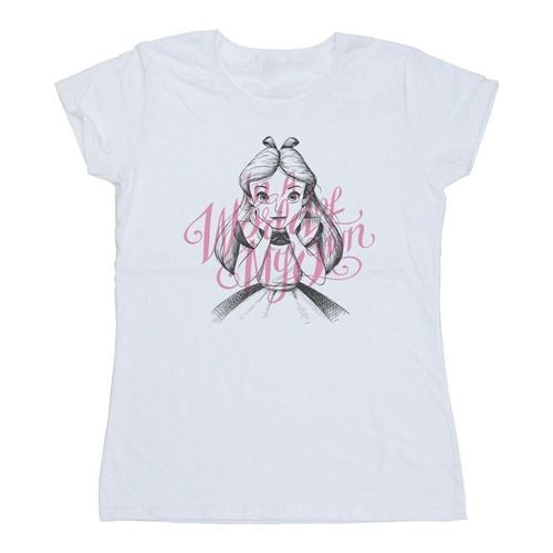 T-shirts a maniche lunghe Alice In Wonderland In A World Of My Own - Disney - Modalova