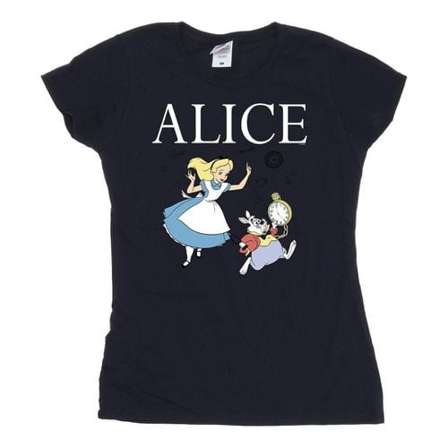 T-shirts a maniche lunghe Alice In Wonderland Follow The Rabbit - Disney - Modalova