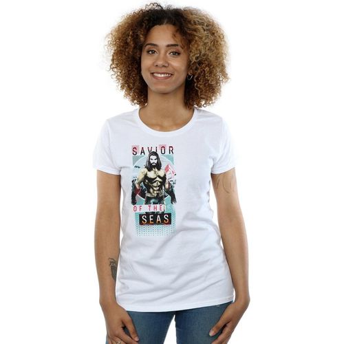 T-shirts a maniche lunghe Saviour Of The Seas - Dc Comics - Modalova