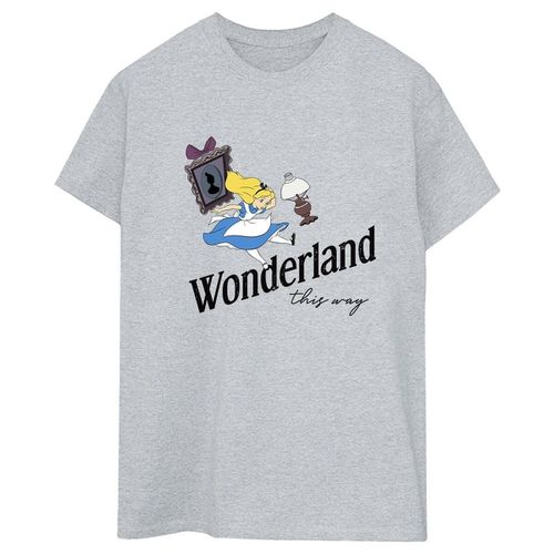 T-shirts a maniche lunghe Alice In Wonderland This Way - Disney - Modalova