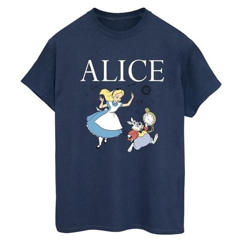 T-shirts a maniche lunghe Alice In Wonderland Follow The Rabbit - Disney - Modalova