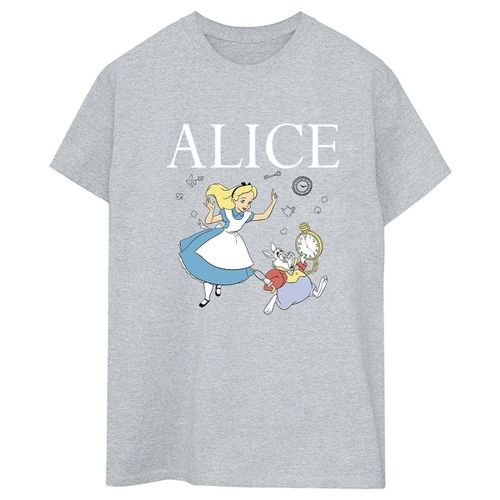 T-shirts a maniche lunghe Alice In Wonderland Follow The Rabbit - Disney - Modalova