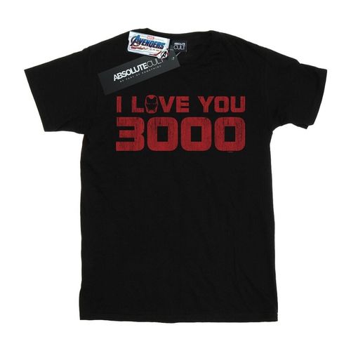 T-shirts a maniche lunghe Avengers Endgame I Love You 3000 - Marvel - Modalova