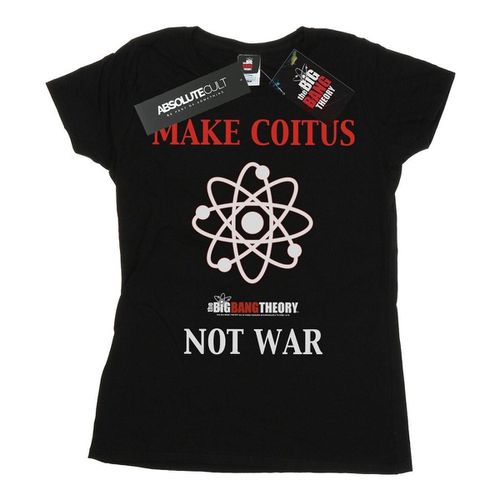 T-shirts a maniche lunghe Make Coitus Not War - The Big Bang Theory - Modalova