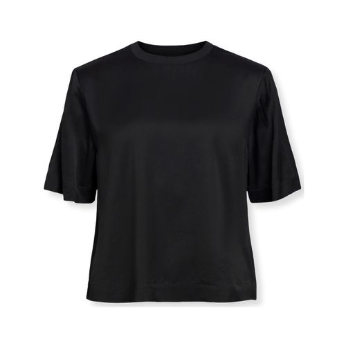 Felpa Object Top Eirot S/S - Black - Object - Modalova