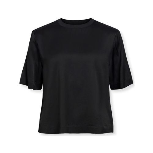 Felpa Object Top Eirot S/S - Black - Object - Modalova