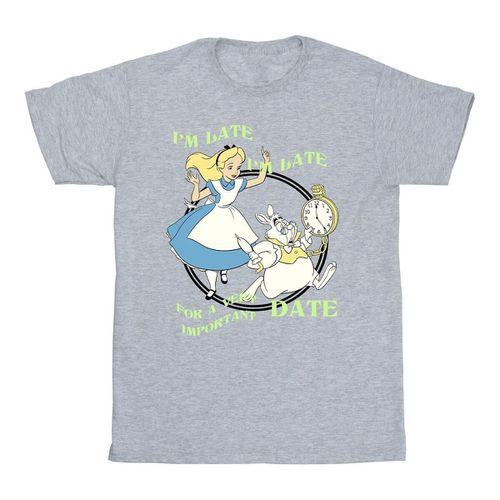 T-shirts a maniche lunghe Alice In Wonderland I'm Late - Disney - Modalova