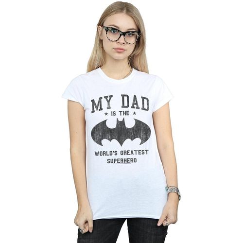 T-shirts a maniche lunghe My Dad Is Batman - Dc Comics - Modalova