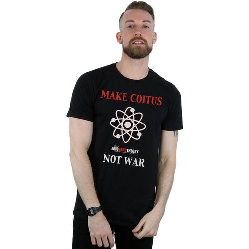 T-shirts a maniche lunghe Make Coitus Not War - The Big Bang Theory - Modalova