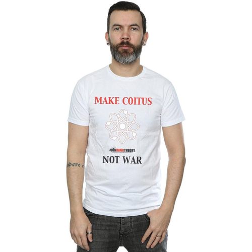 T-shirts a maniche lunghe Make Coitus Not War - The Big Bang Theory - Modalova