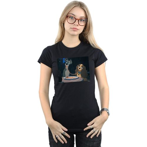 T-shirts a maniche lunghe Lady And The Tramp Spaghetti Slurp - Disney - Modalova