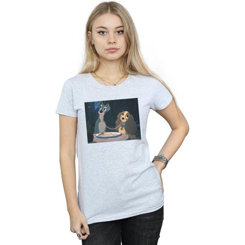 T-shirts a maniche lunghe Lady And The Tramp Spaghetti Slurp - Disney - Modalova