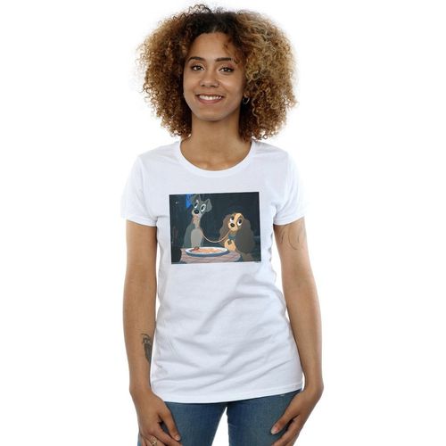 T-shirts a maniche lunghe Lady And The Tramp Spaghetti Slurp - Disney - Modalova