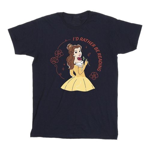 T-shirts a maniche lunghe Beauty And The Beast I'd Rather Be Reading - Disney - Modalova