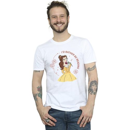 T-shirts a maniche lunghe Beauty And The Beast I'd Rather Be Reading - Disney - Modalova