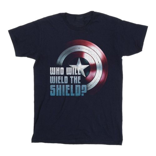 T-shirts a maniche lunghe Wield The Shield - Marvel - Modalova