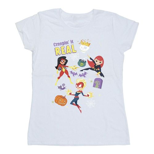 T-shirts a maniche lunghe Creepin It Real - Marvel - Modalova