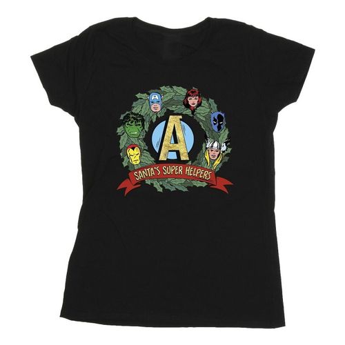 T-shirts a maniche lunghe Santa's Super Helpers - Marvel - Modalova