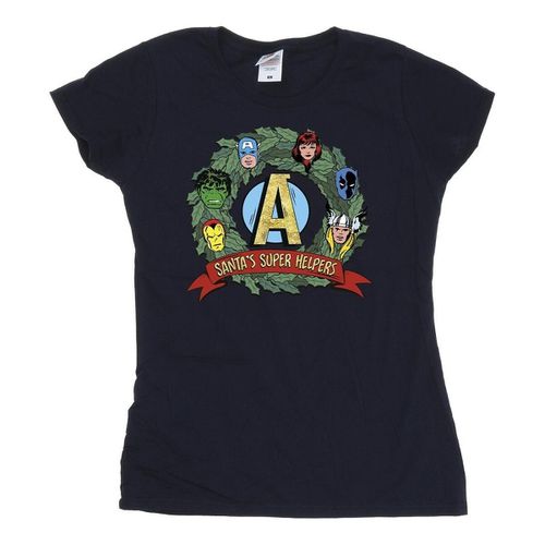 T-shirts a maniche lunghe Santa's Super Helpers - Marvel - Modalova