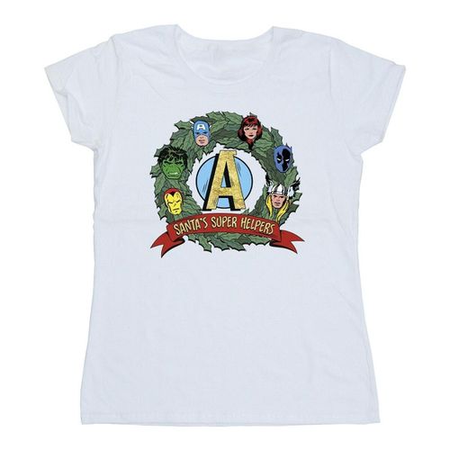 T-shirts a maniche lunghe Santa's Super Helpers - Marvel - Modalova