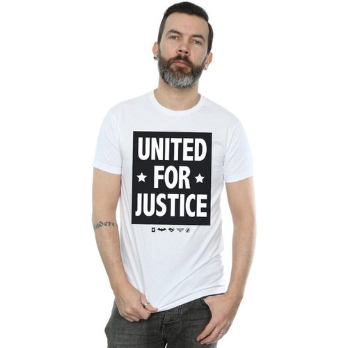 T-shirts a maniche lunghe Justice League United For Justice - Dc Comics - Modalova