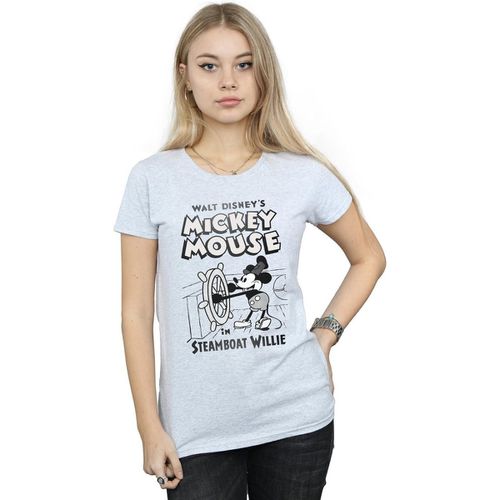 T-shirts a maniche lunghe Mickey Mouse Steamboat Willie - Disney - Modalova
