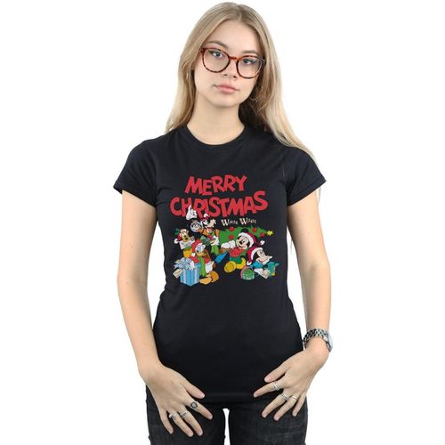 T-shirts a maniche lunghe Mickey Mouse And FriendsWinter Wishes - Disney - Modalova