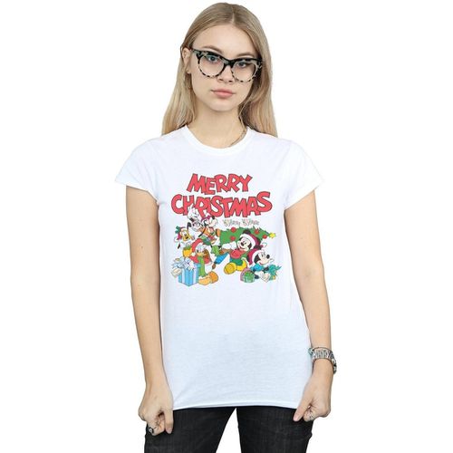 T-shirts a maniche lunghe Mickey Mouse And FriendsWinter Wishes - Disney - Modalova