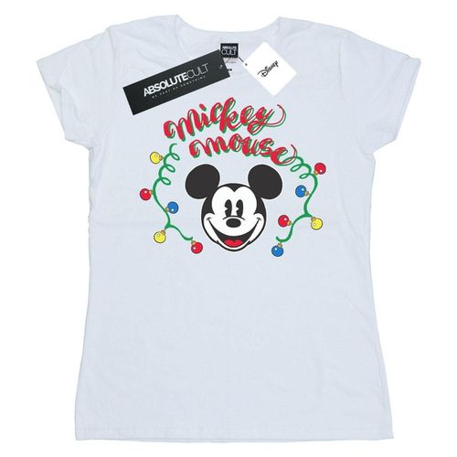 T-shirts a maniche lunghe Mickey Mouse Christmas Light Bulbs - Disney - Modalova