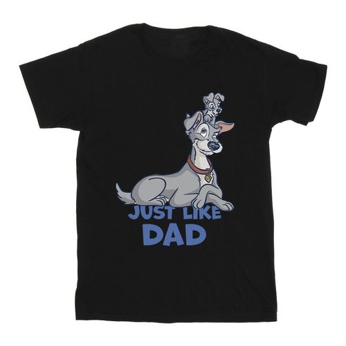 T-shirts a maniche lunghe Lady And The Tramp Just Like Dad - Disney - Modalova