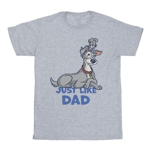 T-shirts a maniche lunghe Lady And The Tramp Just Like Dad - Disney - Modalova