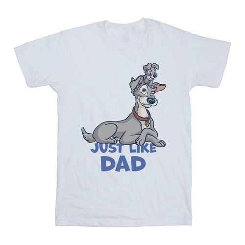 T-shirts a maniche lunghe Lady And The Tramp Just Like Dad - Disney - Modalova