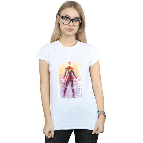 T-shirts a maniche lunghe Captain Watercolour - Marvel - Modalova