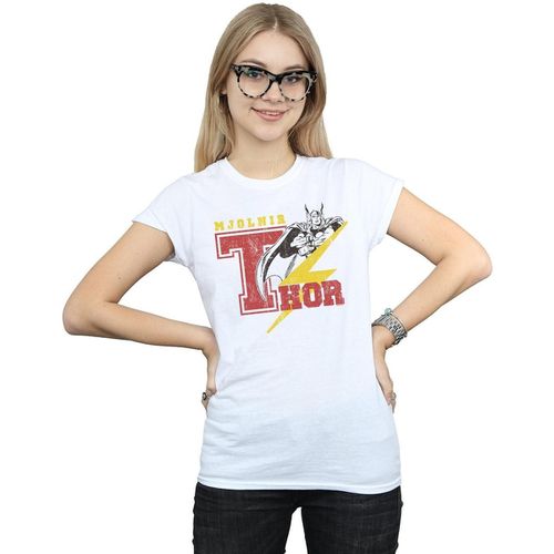 T-shirts a maniche lunghe Mjolnir - Marvel - Modalova