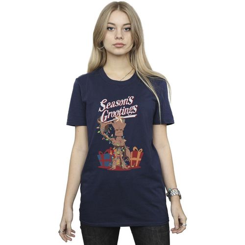 T-shirts a maniche lunghe Season's Grootings - Marvel - Modalova