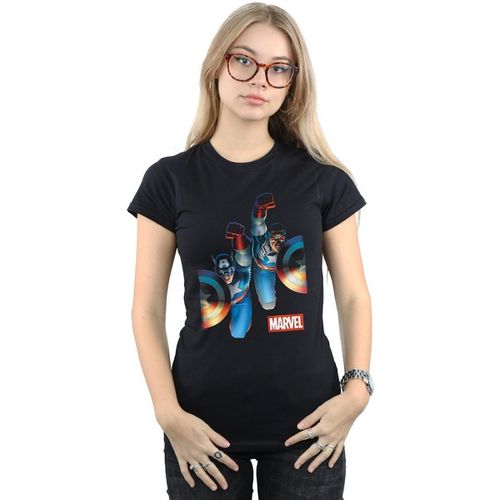 T-shirts a maniche lunghe Side By Side - Marvel - Modalova