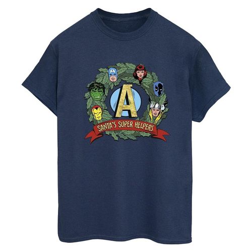 T-shirts a maniche lunghe Santa's Super Helpers - Marvel - Modalova