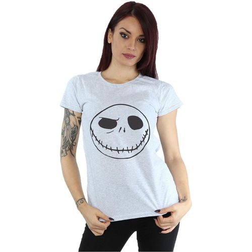 T-shirts a maniche lunghe Nightmare Before Christmas Jack's Big Face - Disney - Modalova