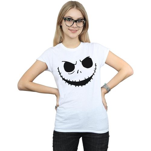 T-shirts a maniche lunghe Nightmare Before Christmas Jack's Face - Disney - Modalova