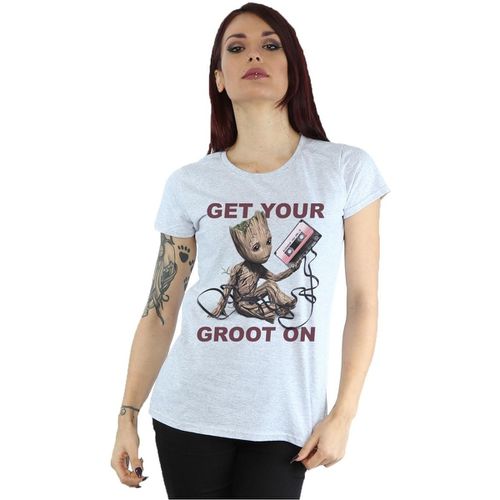 T-shirts a maniche lunghe Guardians Of The Galaxy Get Your Groot On - Marvel - Modalova