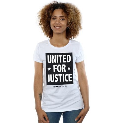 T-shirts a maniche lunghe Justice League United For Justice - Dc Comics - Modalova