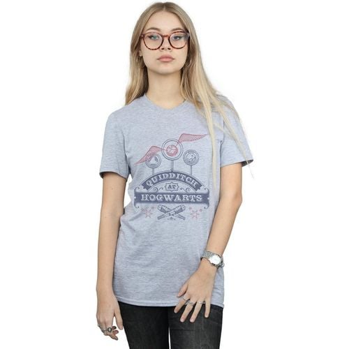 T-shirts a maniche lunghe Quidditch At Hogwarts - Harry Potter - Modalova